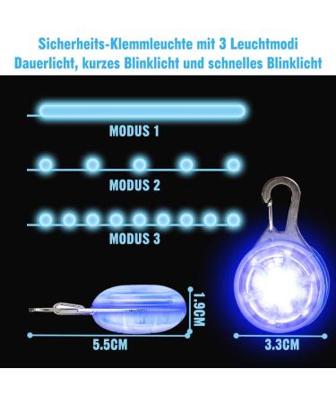 Inedit Flashing Light Dog - 4 Pack LED Luminous Pendants with FREE Storage Bag for Kids' School Bags - International Shipping Available - Buy Online on GoSupps.com