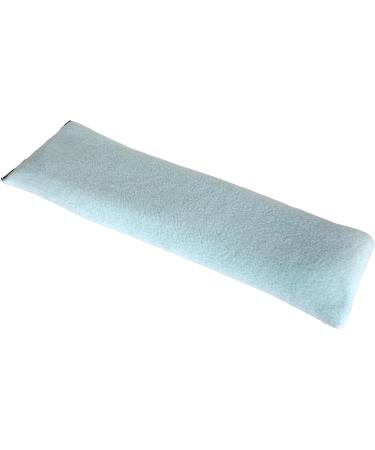 Microwavable Lavender Wheat Bags Plain Fleece Microwave Heat Pack for Back Neck Joints and Shoulder Pain Relief 44cmx13cm (Baby Blue) Plain Fleece Baby Blue - Buy Online on GoSupps.com