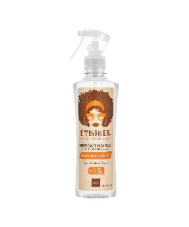 ETNIKER Curl Refresher Spray. Curly & Wavy hair. Revive & Refresh. Coconut Flaxseed Shea Butter & Rambutan Seed Extract| Free from Silicones Oils Alcohol Parabens. Size: 10.14 fl oz (300 ml)