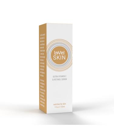 Le-Vel SKIN - Ultra Vitamin C & Retinol Serum | Vitamin C Face Serum for All Skin Types | Improve Uneven Skin Tone Anti-Aging Serum for Skincare | Promotes Luminous and Radiant Complexion