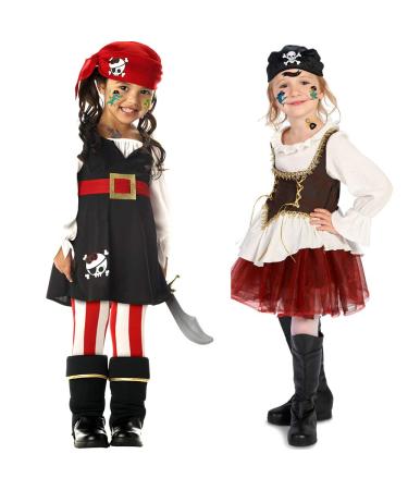 Pirate Tattoos (96Pcs) - Konsait Pirate Temporary Tattoo Set for Kids Birthday Party Favors - Buy Online on GoSupps.com