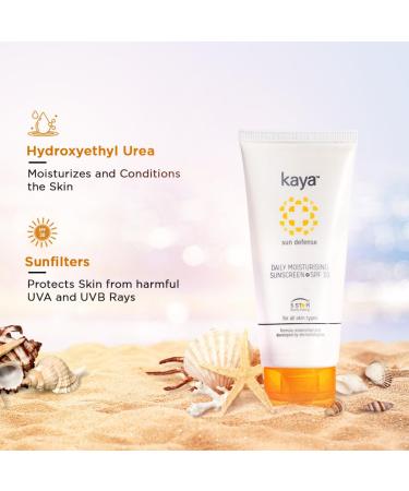 Kaya Skin Clinic Sunscreen SPF 30 Cream - 75ml | Daily Moisturizing & Water Resistant | Ideal for Women | International Shipping Available - Buy Online on GoSupps.com