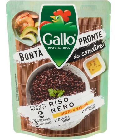  Italian Gourmet E.R. Riso Gallo Bont Pronte Riso Nero Set of 3 Precooked Rice 250 g Black Brown Rice + Tomato Pulp Italian Gourmet Tomato Pulp 400 g Box - Buy Online on GoSupps.com