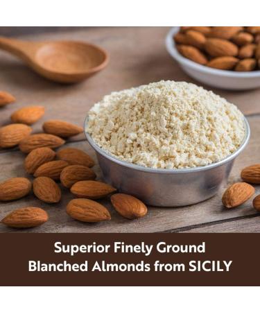 Veggy Duck - Italian Natural Almond Flour (1Kg) - Premium Finely Ground Almonds from Sicily - Buy Online on GoSupps.com