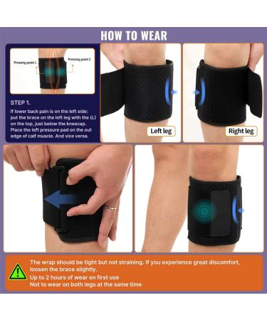 2023 Upgraded Sciatica Pain Relief Brace | Active Plus Black Brace for Sciatic Nerve Pain | As Seen On TV | Unisex - Buy Online on GoSupps.com