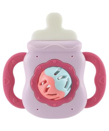 Buy Baby Bite Ring - Silicone Biting Toys for Toddler Sensory Play | Early Educational Gift for Girls (Pink) - Buy Online on GoSupps.com