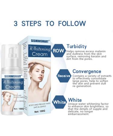 Whitening Cream for Neck Elbows & Inner Thighs - Brightening & Repair - 1 Pack - Buy Online on GoSupps.com