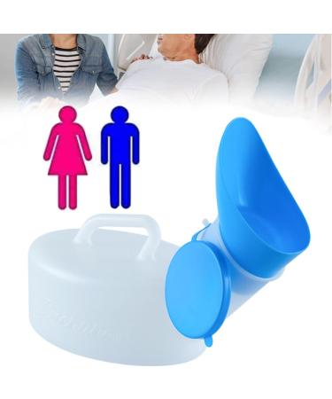 ICEMOB Unisex Pee Bottle with Scale and Cover 1000ML Urine Bottles Non Spill Ergonomic Handle Design Wee Bottle for Car Travel Outdoor Bring You Convenience and Comfort Women