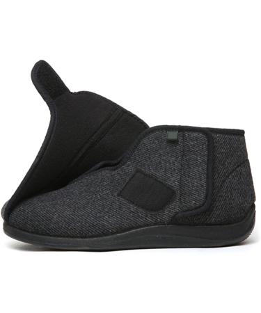 KXSM Men's Diabetic Walking Shoes - Comfortable Supportive Sneakers for Elderly with Edema & Swollen Feet - Breathable Mesh, Lightweight, Adjustable Strap - Plantar Fasciitis Slippers - Grey (Size 42) - Buy Online on GoSupps.com