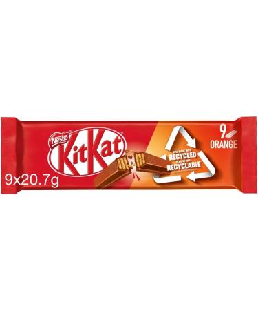 Chocolate Biscuit Bar Bundle with Kit Kat 2 Finger Dark Mint Chocolate Biscuit 9 x20.7g Bars Orange Chocolate Biscuit 9x20.7g Bars and White Chocolate Biscuit 9x20.7g Bars (3 Pack) - Buy Online on GoSupps.com