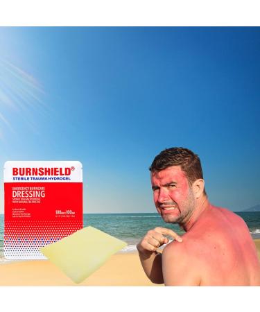 Buy Burnshield Hydrogel Foam Dressing 10x10 cm - Sterile Compress for Minor Burns & Scalds - International Shipping Available - Buy Online on GoSupps.com