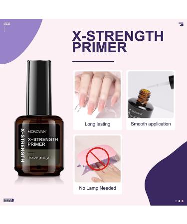 Movoran Acrylic Nail Kit for Beginners - 3 Colors Powder & Liquid Set with Brush Cleaner - Ideal for Nail Extension - Professional Nail Kit for Everything - Buy Online on GoSupps.com