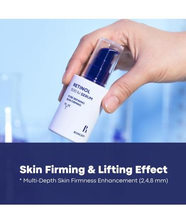 BONCEPT Retinol 500 IU Serum Wrinkle & Fine Line Care Pore Refining & Lifting Hydrating Serum with Retinol & Bakuchiol Gentle Daily Skincare for Sensitive Skin K-Beauty 1.01 fl. oz. 30 ml - Buy Online on GoSupps.com