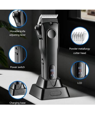 Buy USB Charging Digital Hair Trimmer with Adjustable Powder Metallurgy Tool Head - International Shipping Available - Buy Online on GoSupps.com