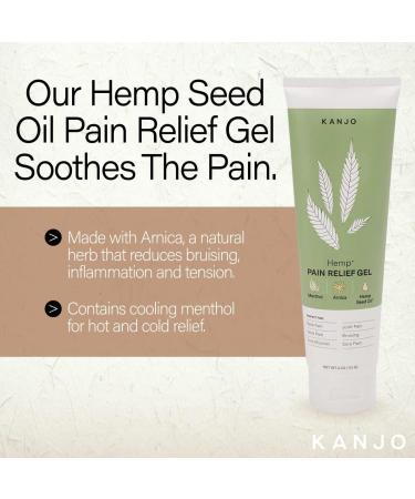 Hemp Pain Relief Gel with Menthol, Arnica & Hemp Seed Oil for Back, Knee, Foot, Nerve & Shoulder | FSA HSA Eligible | Topical Gel for Muscles - Buy Online on GoSupps.com