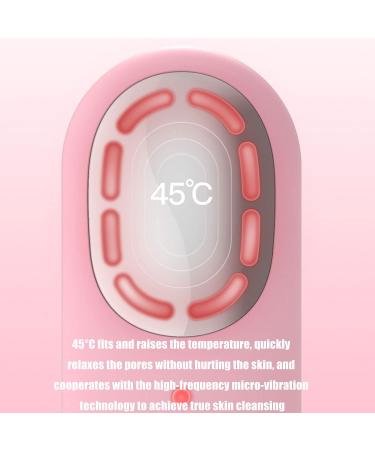 Silicone Facial Cleansing Device Electric Facial Washing Brush Blackhead Cleaner Temperature Sensing Importer Portable Massager Blue (Blue) - Buy Online on GoSupps.com