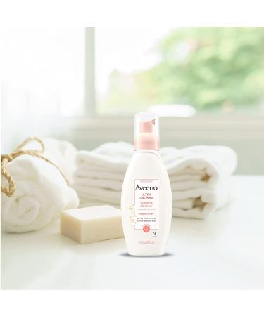 Aveeno Ultra-Calming Foaming Cleanser - Fragrance-Free 6 fl oz | Gentle Skin Care - Buy Online on GoSupps.com