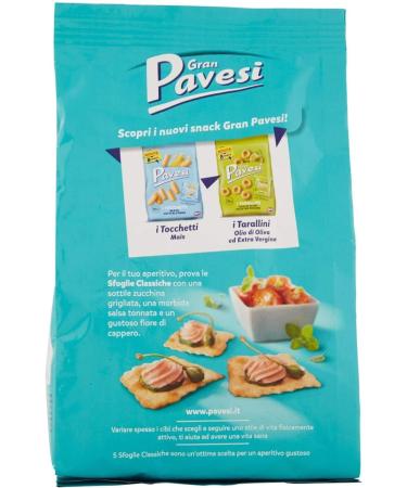  Pavesi Gran Pavesi Sfoglie Classic Set of 6 baked crackers 160 g - Buy Online on GoSupps.com