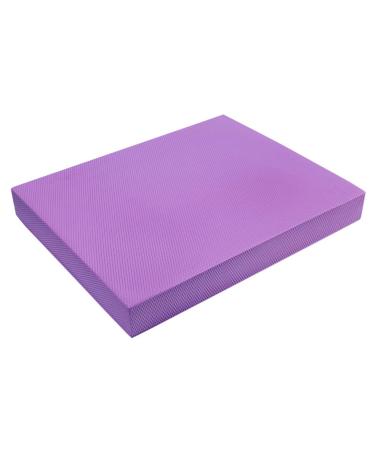 Fitness yoga balance mat TPE-balance training cushion flat support soft pillow high feedback exercise fitness yoga mat Dark Rattan-Lila