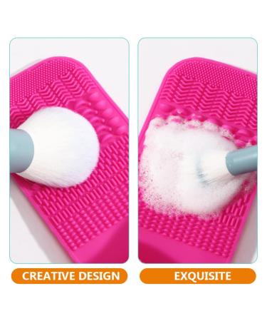 FOMIYES Makeup Brush Cleaning Mat - Essential Tool for Easy Makeup Scrubbing & Organizer | Eco-Friendly Cosmetic Remover Pads - Buy Online on GoSupps.com
