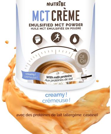 Nutribe MCT Cream 300g - Creamy MCT Oil Powder C8-C10 for Keto & Intermittent Fasting | Premium Coconut Formula - Buy Online on GoSupps.com