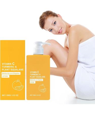YUNFAX Turmeric & Vitamin C Cream Face & Body Lotion Vitamin C Cream Turmeric and Squale Brightening Improves Elasticity Hydrating NonGreasy Daily Use Even Skin Tone Glowing 3 pieces - Buy Online on GoSupps.com