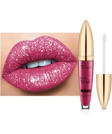  Mzshne Extreme shine crystal lip gloss. Vegan and cruelty-free formula. Popular beauty makeup lipstick. - Buy Online on GoSupps.com