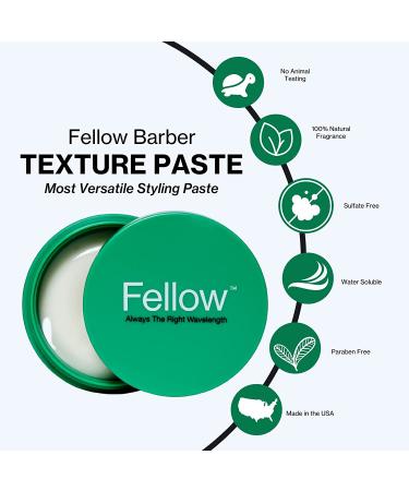 Fellow Barber Texture Paste - Premium Quality, Versatile Styling Hair Product - 100% Natural Fragrance, Water Soluble - Paraben, Sulfate & Cruelty Free (1.36 oz) - Buy Online on GoSupps.com