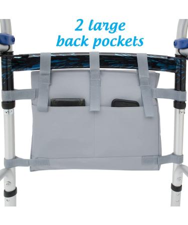 Top Glides Universal 6-Pocket Walker Bag Tote Pouch - Purple | Convenient Storage Solution - Buy Online on GoSupps.com