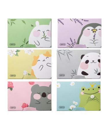 XPEX 600 piece 6-style Blotting Paper Face Blotting Paper L schpaper for Ironing Oil Control Paper Blottbaper for Greasy skin care Blottpaper Face For Men And Women