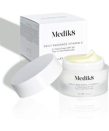 Medik8 Daily Radiance Vitamin C - 2-in-1 SPF & Face Moisturiser - C-Tetra Cream SPF 30 - Shields Skin Against Premature Signs of Ageing - 50ml - Buy Online on GoSupps.com
