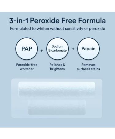 Auraglow Teeth Whitening Strips Peroxide Free 14 Treatments Whitens Teeth Without Sensitivity Natural Whitening Strips Removes Years of Stains Enamel Safe Teeth Whitener 28 Strips Mint - Buy Online on GoSupps.com
