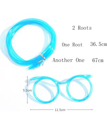 4PCS Silly Straws Novelty Flexible Soft Drink Eyeglasses Funny Cartoon Gift for Birthday Annual Meeting Family Gathering Party(Red Blue Orange Pink) - Buy Online on GoSupps.com