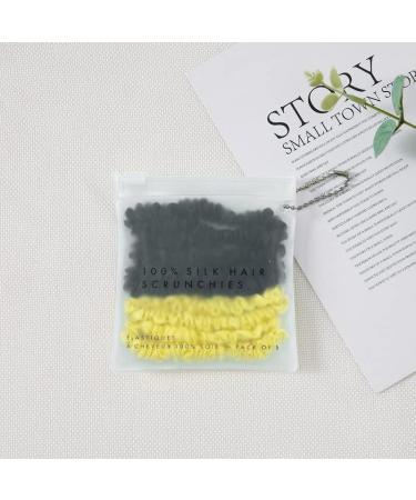 Townssilk 100% Pure Mulberry Silk Skinnie Hair Bobbles - 5pc 22 Momme Elastic Luxury Hair Ties - Colour Combination 10 - Buy Online on GoSupps.com