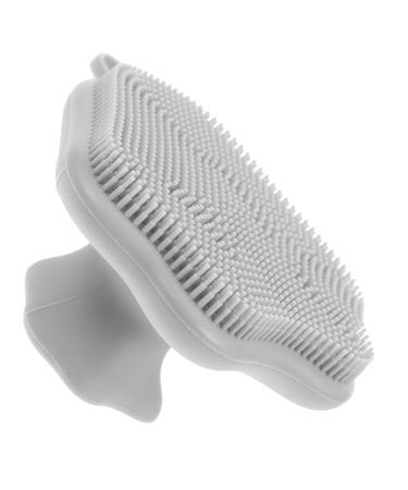 MAGICLULU Face Brush Face Exfoliation Brush Silicone Bath Scrubber Silicone Facial Brush Women Facial Brush Handheld Facial Brush Cleansing Facial Brush Man Makeup Brush