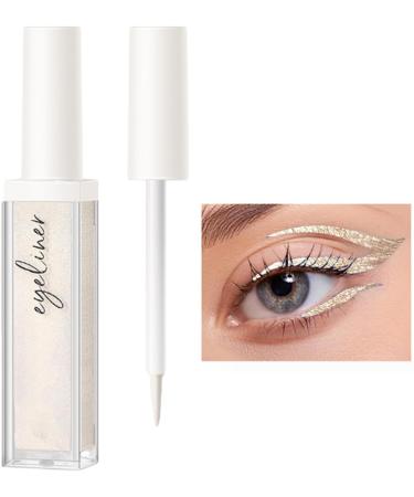  bellv Colorful Eyeliner - Shimmer Eyeshadow Waterproof Colored Pearl Eyeliner Quick Dry Colorful Eyeshadow Glitter Cosmetics for Women and Girls Makeup Bellv - Buy Online on GoSupps.com