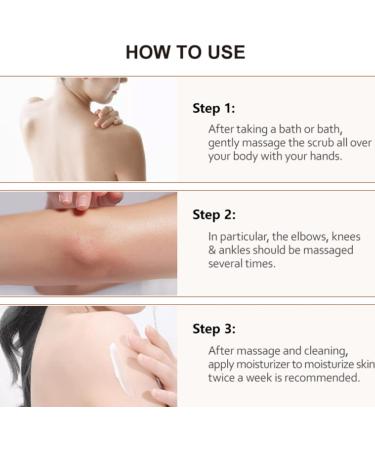 Body Exfoliator - Rice Face Scrub Exfoliator - Body Scrub - Deep Cleansing - Even Skin Tone - Long Lasting Moisturizing - Fade Skin Fine Lines - Easy to Absorb Rice Fragrance - Skin Care Gift - Buy Online on GoSupps.com