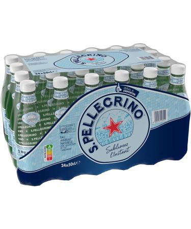 S. Pellegrino Natural Mineral Water with Gas 4 Packs of 6 x 50 cl 24 Bottles - Buy Online on GoSupps.com