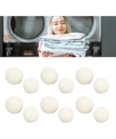 6Pcs Wool Drying Balls Laundry Drying Balls Reusable Skin Friendly Static Reduction Time Saving Fabric Softener Ball for Clothes Laundry(7cm/2.8in) - Buy Online on GoSupps.com