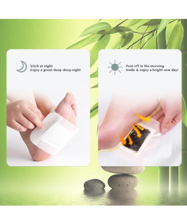 Lymphatic Drainage Ginger Foot Pads - 50 Deep Cleansing Foot Patches for Stress Relief & Better Sleep Quality - Buy Online on GoSupps.com