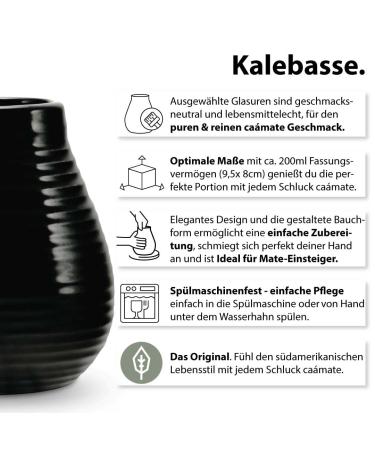 Buy Organic Mate Tea Set for Two | 2 Cups 2 Bombillas 300g Tea & Instructions - International Shipping - Buy Online on GoSupps.com