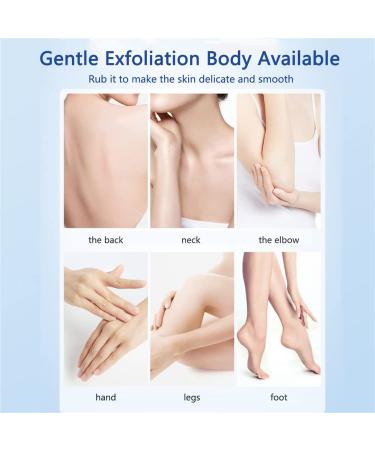 Mud Rub Exfoliating Whitening Gel with Bath Sponge - Skin Brightening Mud Rubbing Artifact (Peach) - Buy Online on GoSupps.com