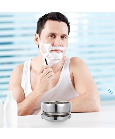 Fomiyes Stainless Steel Shaving Bowl for Men | Deep Size Shaver Foam Mug for Home & Hairdresser | Durable Metal Shaving Soap Bowl - International Shipping - Buy Online on GoSupps.com