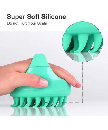 Buy 2 Shampoo Brushes & Hair-Head Skin Massagers | Soft Silicone Healthy Hair Growth | Wet & Dry | Blue & Pink - Buy Online on GoSupps.com