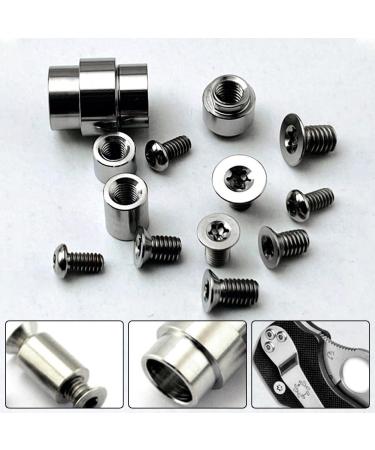 1Set C81 Screws Titanium Alloy C81 Handle Screws Tube Clip Screws for C81 Cutter Screw Bolt Retainer Fender Liner Clips for Car Wheel Arch Cover Undertray Fender(Silver) - Buy Online on GoSupps.com