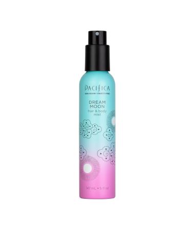 Pacifica Hair Perfume & Body Fragrance Spray Mist - Dream Moon with Bergamot Pear Pink Rose Coconut Vanilla Sandalwood & Patchouli Alcohol-Free Vegan & Cruelty-Free 5 oz (1 Count) New Dream Moon 5 Fl Oz (Pack of 1)