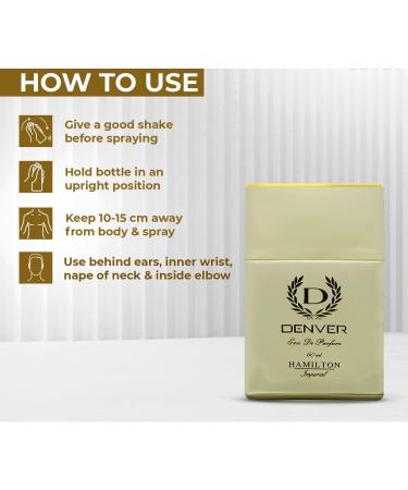 Hamilton Imperial Perfume - 60ML | Eau de Parfum - For Men | Long Lasting Luxury Scent Fragrance | 2.02 Fl Oz - Buy Online on GoSupps.com