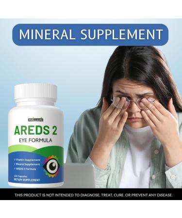 Phillauri Areds 2 | Eye Vitamin | Eye Formula | Advance Eye Care Supplement | Capsules for Men & Women 360 Capsules (Pack 3) - Buy Online on GoSupps.com