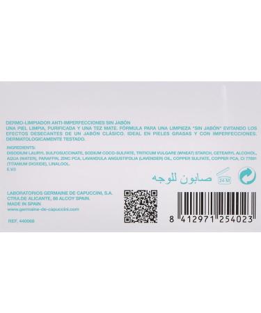 Germaine de Capuccini Purexpert Anti-Imperfections Dermo Cleanser for Oily Skin - Soap-Free pH-Balanced 3.4 oz - Ideal for Blackhead Control - Buy Online on GoSupps.com