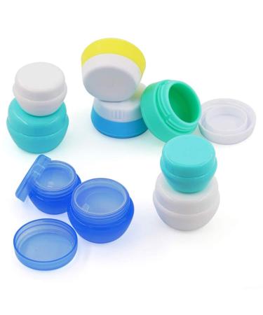 Travel Containers Sets Silicone  PP Cream Jars for Toiletries Empty Lotion Containers Leak-proof  BPA Free Bottles Accessories with Hard Sealed Lids for Cosmetic Makeup Face Body Hand Cream (9 Jars) - Buy Online on GoSupps.com